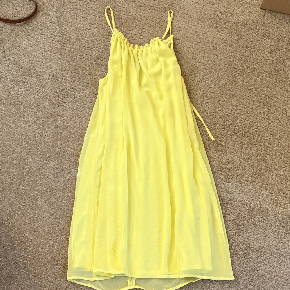 Sunny Yellow Sleeveless Dress